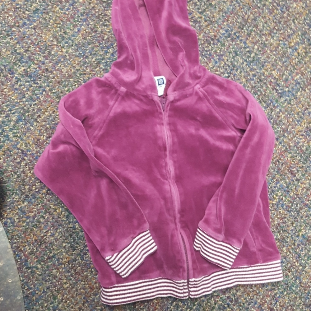 4t GAP sweatshirt purple valour hooded top!